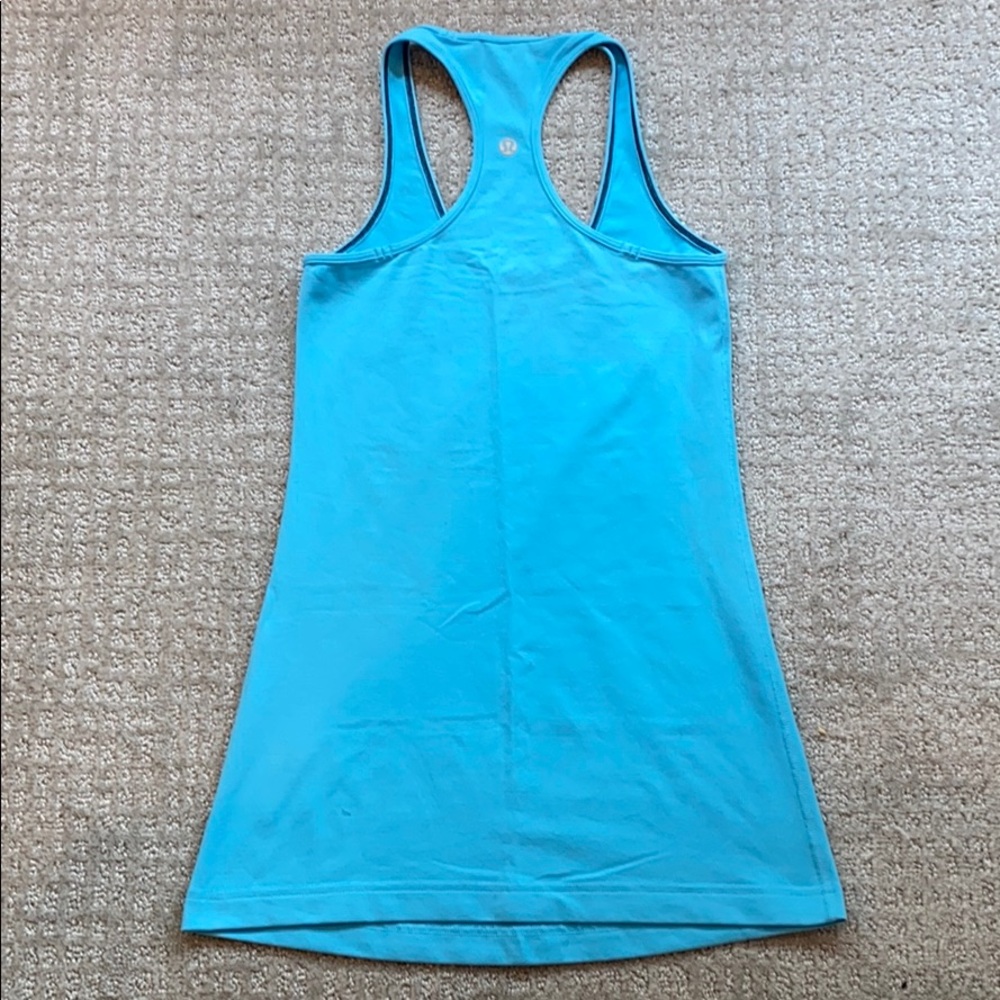 Lululemon Blue Running Racerback Tank - Picture 2 of 5